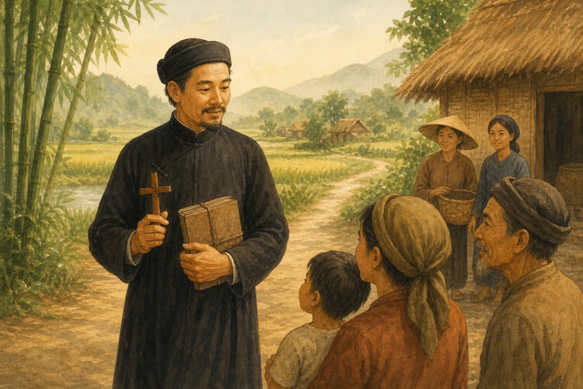 Minh họa Thánh Anrê Dũng-Lạc